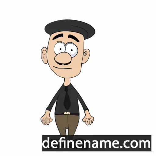 cartoon of the name Levine