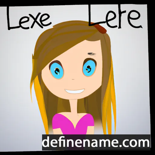 Lexee cartoon