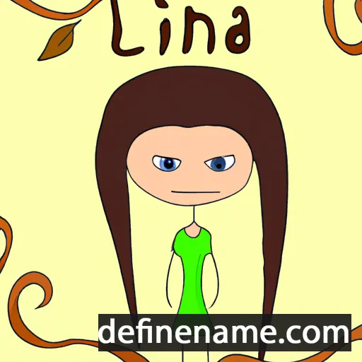 cartoon of the name Liana