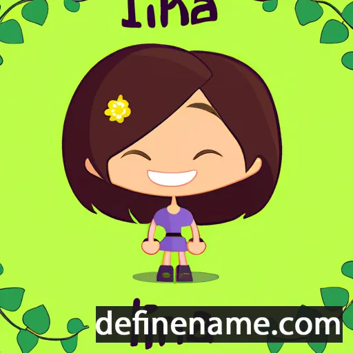 cartoon of the name Liana