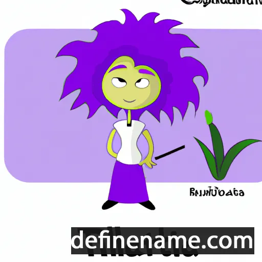 Liatris cartoon