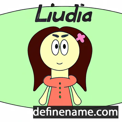 Liduína cartoon