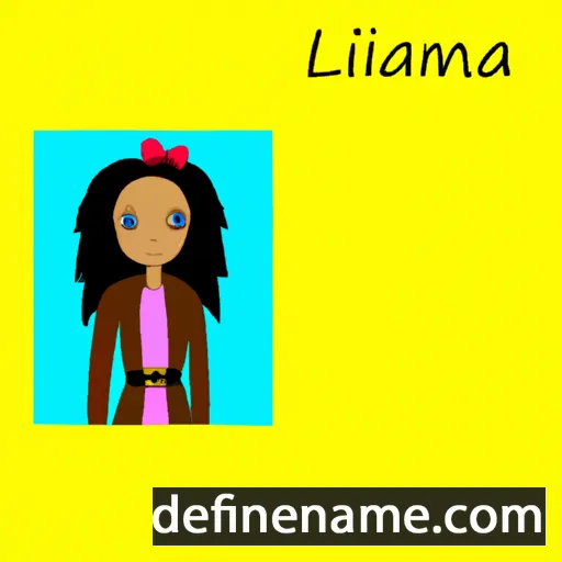 Lihanna cartoon