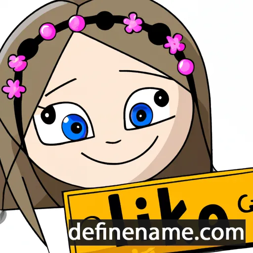 cartoon of the name Lika