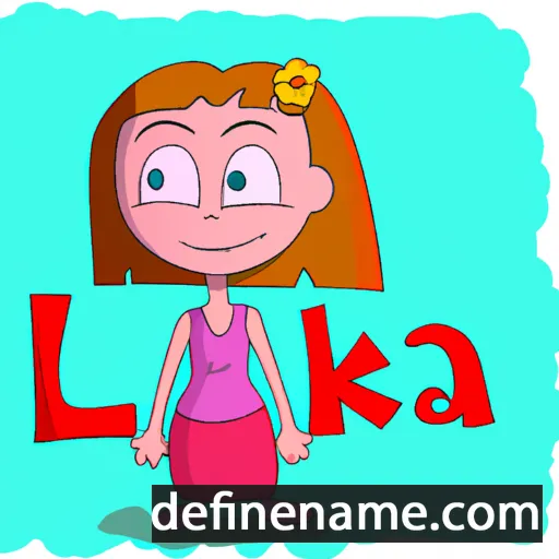 cartoon of the name Lika