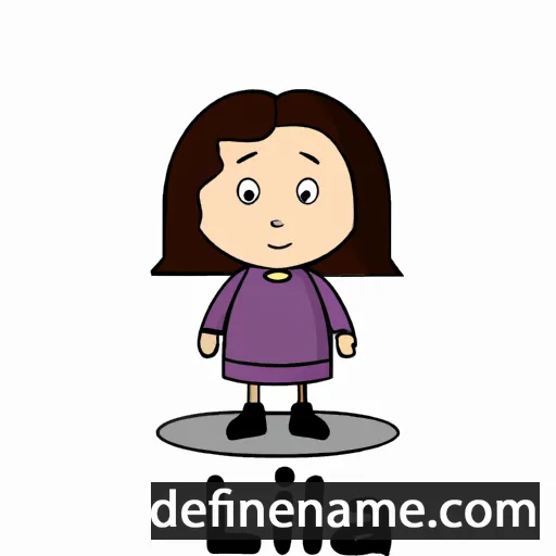 cartoon of the name Lila