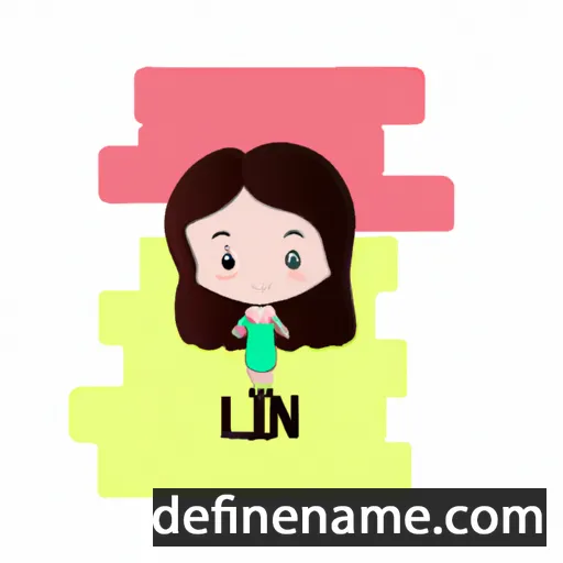 cartoon of the name Lín