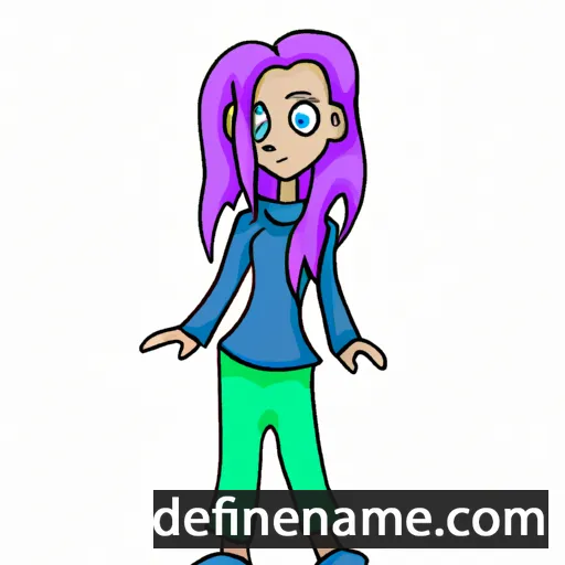 cartoon of the name Lillia