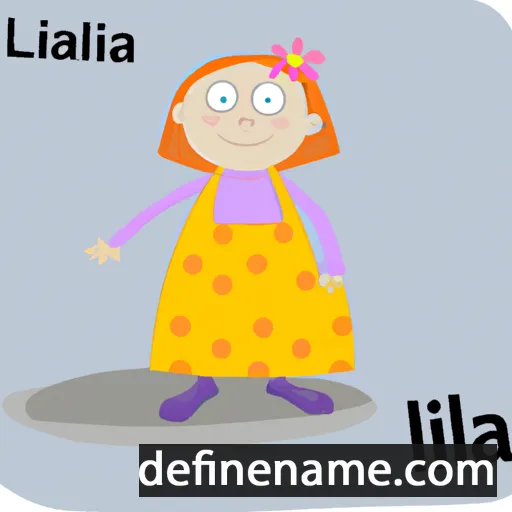 Lillja cartoon