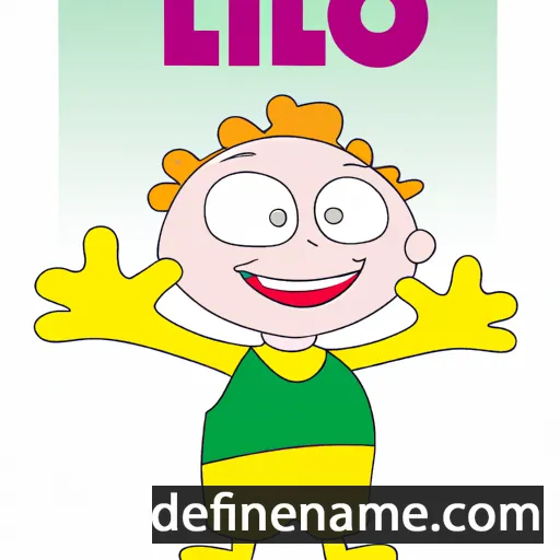 cartoon of the name Lillo