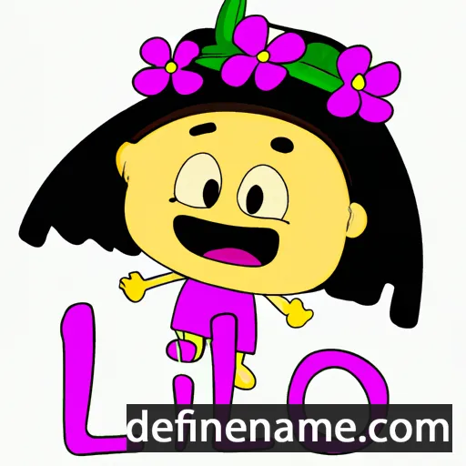 cartoon of the name Lilo