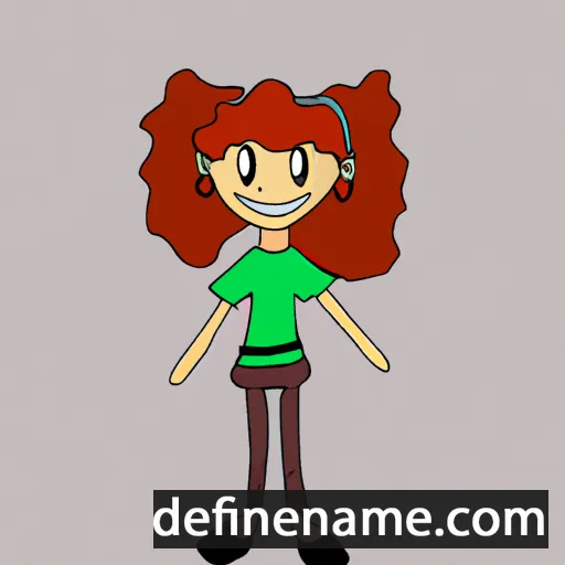 cartoon of the name Linda