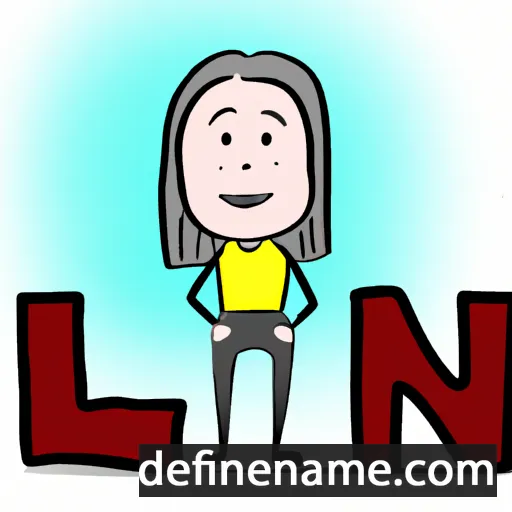 cartoon of the name Linn