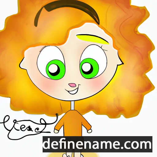 cartoon of the name Liona