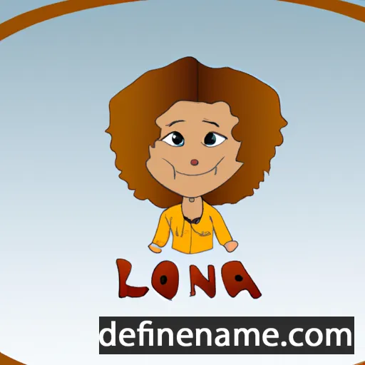 cartoon of the name Liona