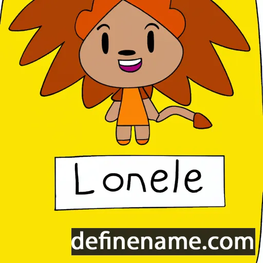 Lionelle cartoon