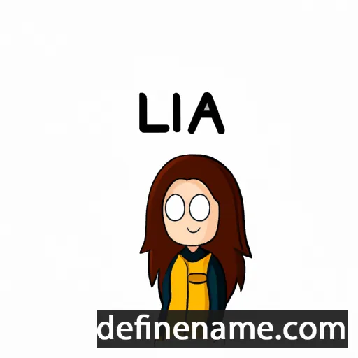 cartoon of the name Liria