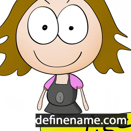 cartoon of the name Lise