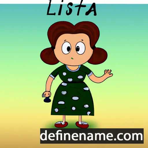 Liseta cartoon