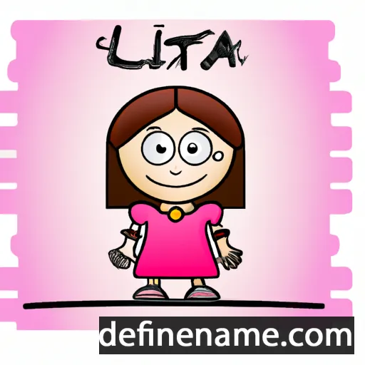 cartoon of the name Lita