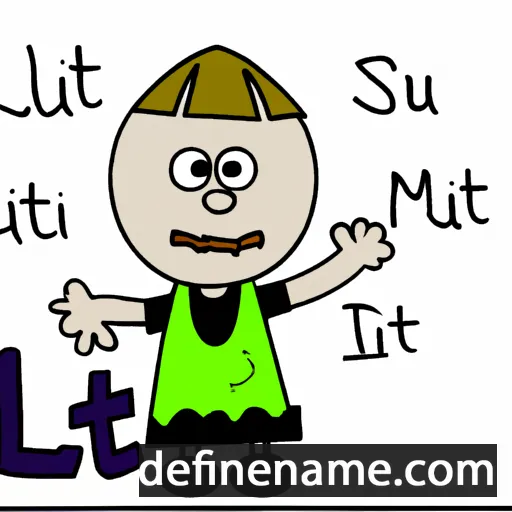 Litu cartoon