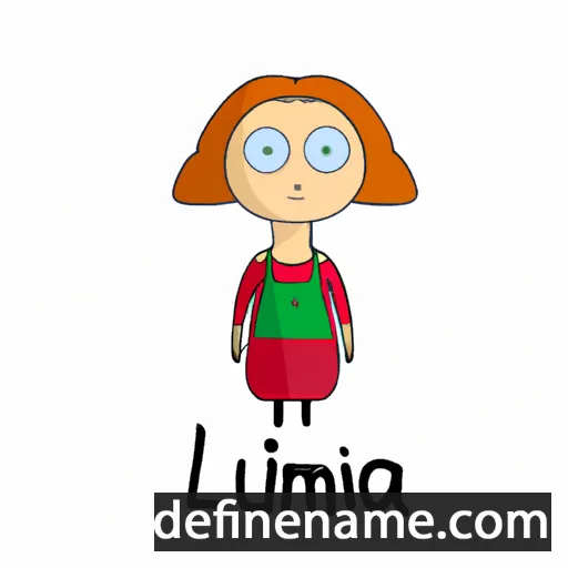 Liudmīna cartoon