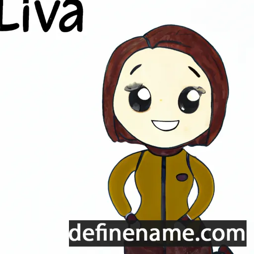 Liveva cartoon