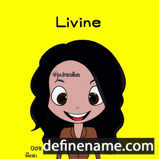 Liviane cartoon