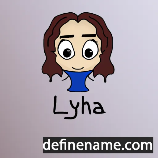 cartoon of the name Liya