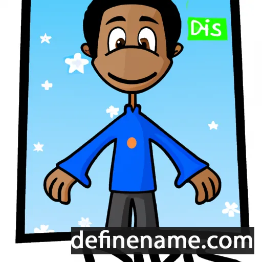 cartoon of the name Idris