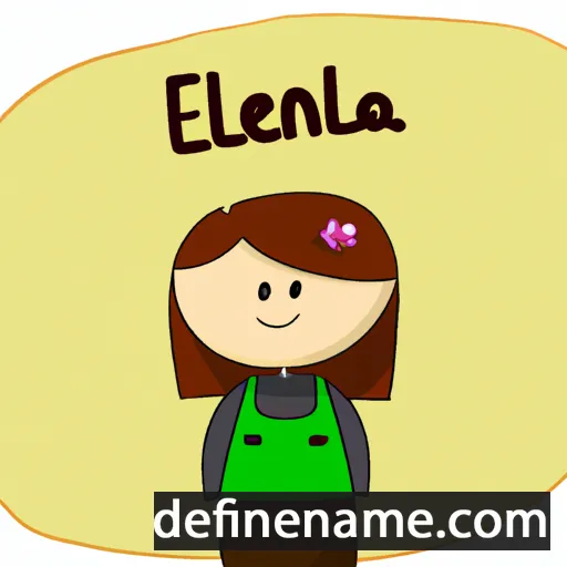 Ilenia cartoon