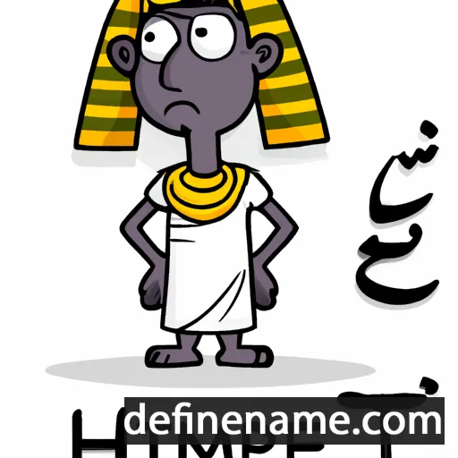 Imhotep cartoon