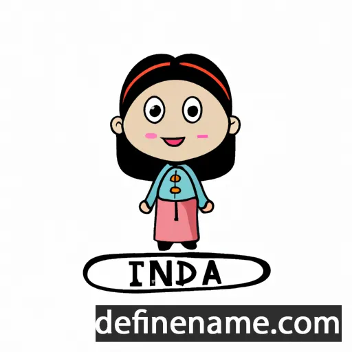 Indah cartoon