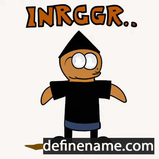 Ingibjǫrg cartoon