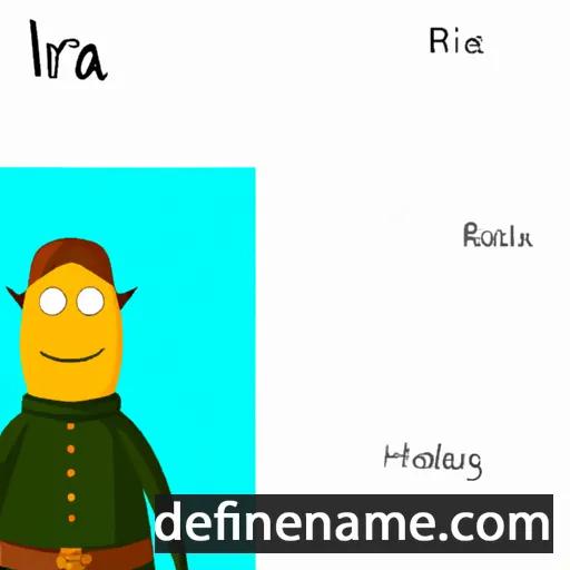 cartoon of the name Ira