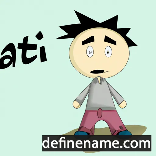 cartoon of the name Itai