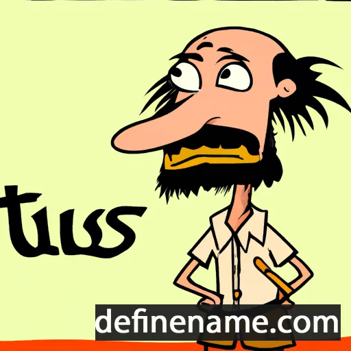 Iustus cartoon