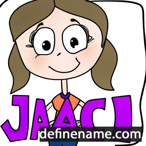 cartoon of the name Jaci