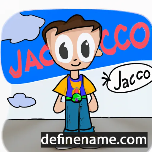 Jacó cartoon