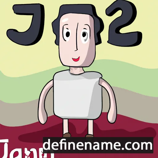 cartoon of the name Jan