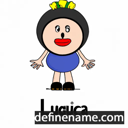 Lluçana cartoon