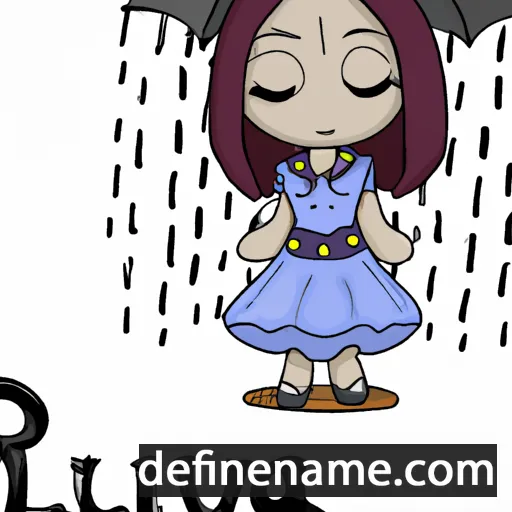 Lluvia cartoon