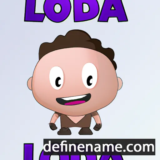 cartoon of the name Loa