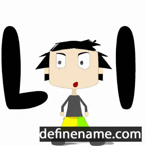 cartoon of the name Loi