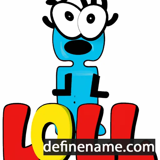 cartoon of the name Loll