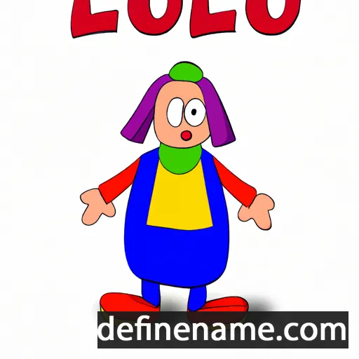 cartoon of the name Lolo