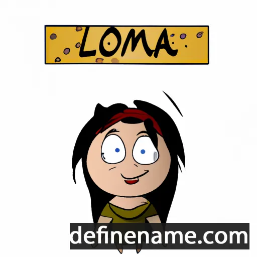 Lomna cartoon