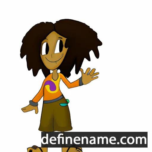 cartoon of the name Loni