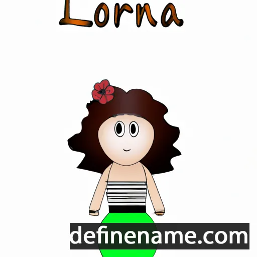 Lorana cartoon