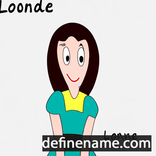 Lorédane cartoon